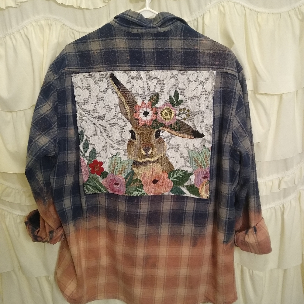 Upcycled boutique flannel